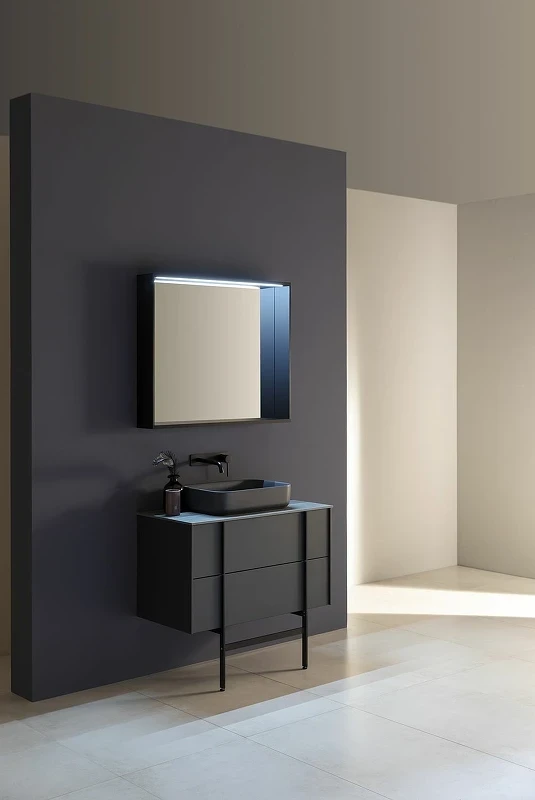 Тумба под раковину Allen Brau Reality 100 1.32007.AM подвесная Антрацит матовый МДФ / ЛДСП