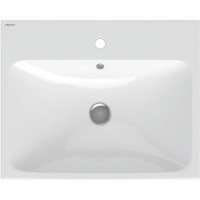 Раковина Berges Strati 60 182006 Белая глянцевая фарфор подвесная, накладная, встраиваемая
