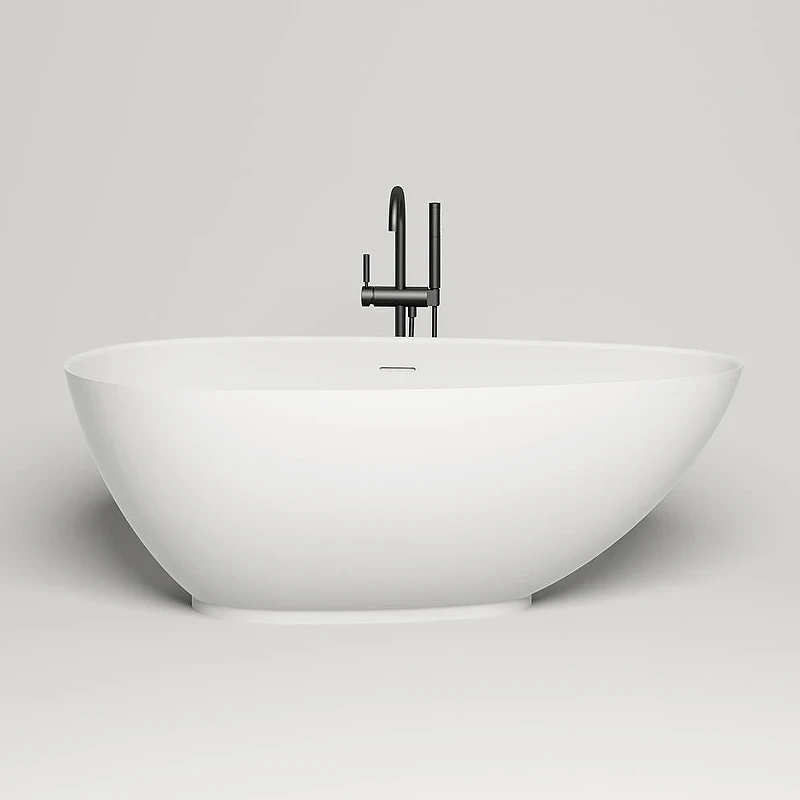Ванна из искусственного камня Salini Paola 172х82 101512SM Белая матовая