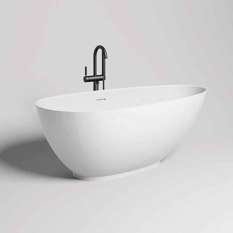 Ванна из искусственного камня Salini Paola 172х82 101512SM Белая матовая