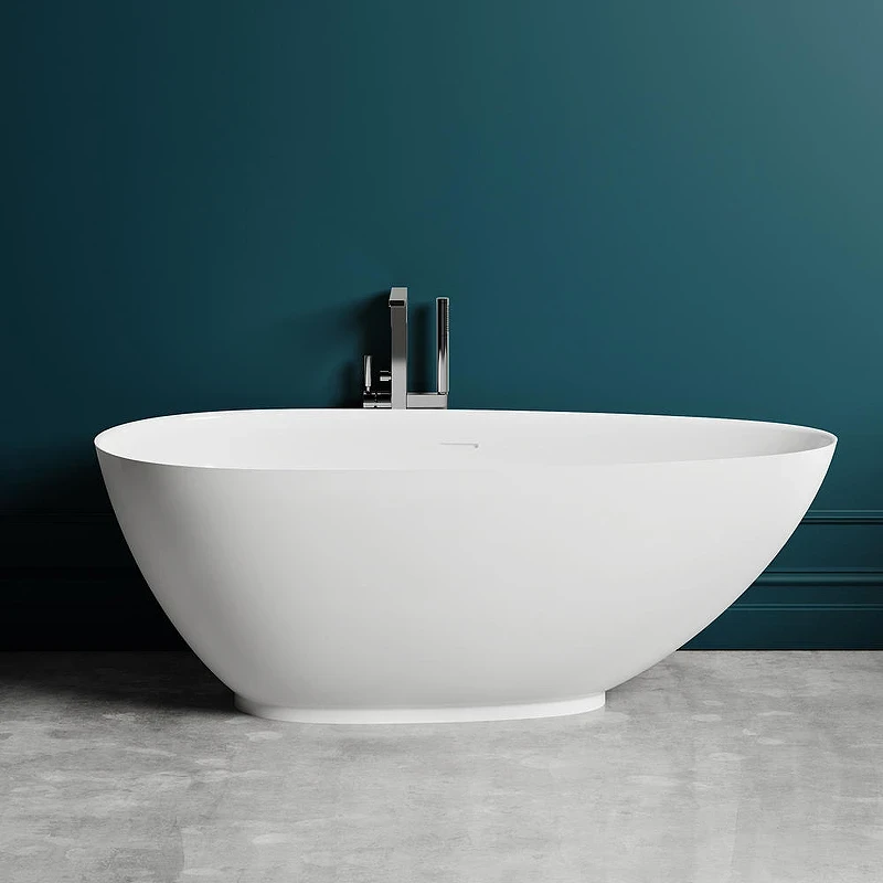 Ванна из искусственного камня Salini Paola 172х82 101512SM Белая матовая