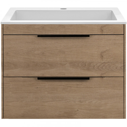 Тумба под раковину Vincea Chiara 2D 60 VMC-2C2600NO подвесная N.Oak МДФ / ЛДСП
