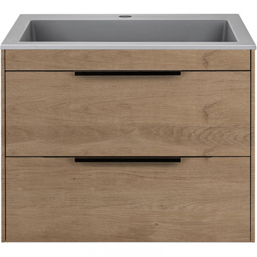 Тумба под раковину Vincea Chiara 2D 60 VMC-2C2600NO подвесная N.Oak МДФ / ЛДСП