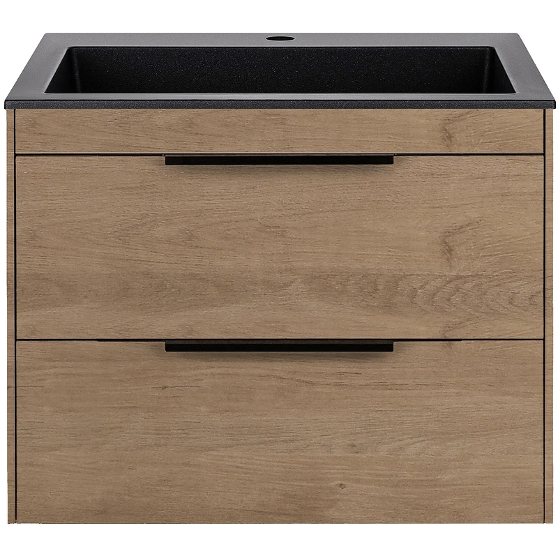 Тумба под раковину Vincea Chiara 2D 60 VMC-2C2600NO подвесная N.Oak МДФ / ЛДСП