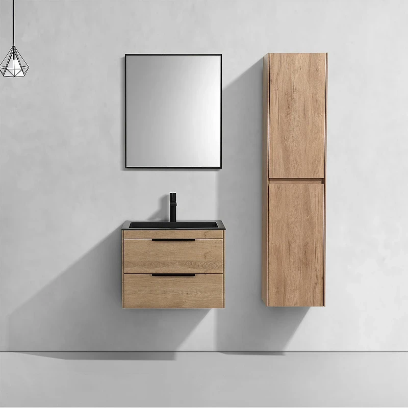 Тумба под раковину Vincea Chiara 2D 60 VMC-2C2600NO подвесная N.Oak МДФ / ЛДСП