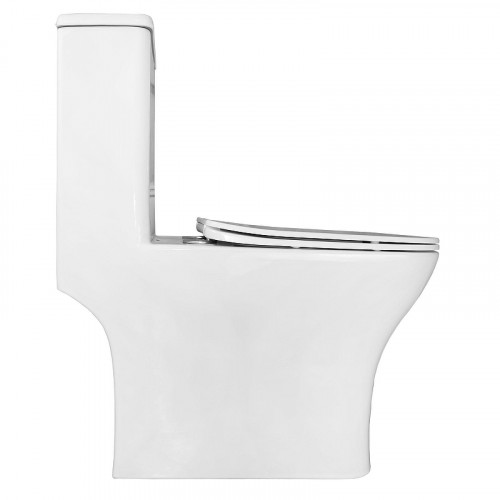 Унитаз биде Azario Teano AZ-8617B цвет Белый с сиденьем Микролифт