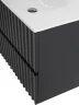 Тумба под раковину Art&Max Elegant 80 AM-ELEGANT-800-2C-SO-GM-LED подвесная цвет Серый матовый