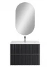 Тумба под раковину Art&Max Elegant 80 AM-ELEGANT-800-2C-SO-GM-LED подвесная цвет Серый матовый
