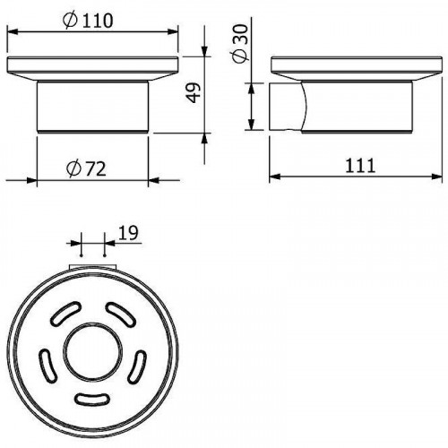 Мыльница Kludi Vela R 5898539 Черная матовая
