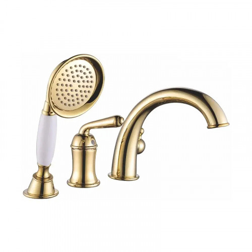 Смеситель на борт ванны Rose R0212E цвет Золото