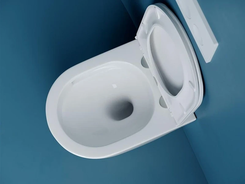 Унитаз с инсталляцией Ceramicanova Vogue CN4008T + Grohe Rapid SL 38775001 с сиденьем Микролифт и клавишей смыва Хром