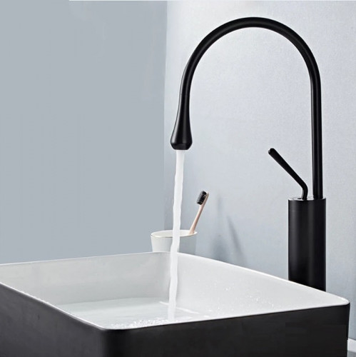 Смеситель для раковины Boch Mann Tropfen B XL BM9634 Черный матовый латунь