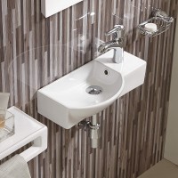Раковина WeltWasser Aisbach 7950 GL-WT R 50 10000008693 Белая глянцевая фаянс подвесная