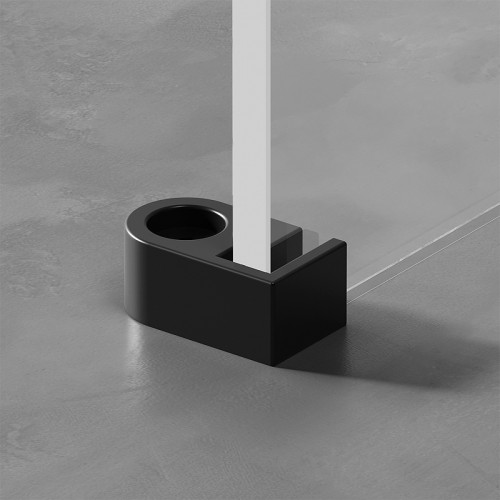 Душевая перегородка AM.PM X-Joy 120 W94UWI-120-F1-BTE профиль Черный матовый стекло прозрачное