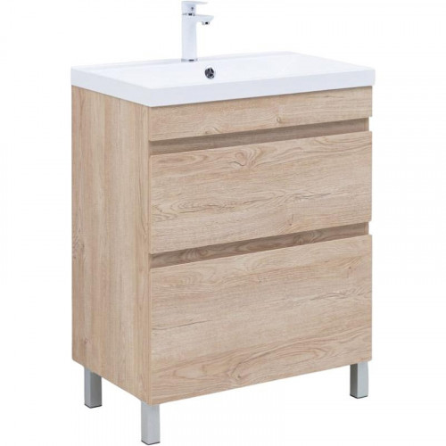 Тумба под раковину Aquanet Нота New 58 344140 Дуб светлый
