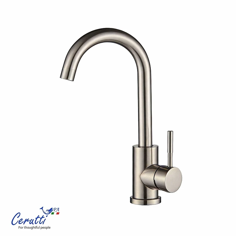Cмеситель для кухни Ceruttispa Сельсо (Celso II) BN CT12099 12099 цвет Никель матовый
