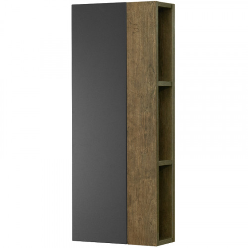 Подвесной шкаф Aquaton Терра 35 1A247103TEKA0 Дуб кантри Антрацит МДФ / ЛДСП