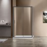 Душевой уголок Vincea Garda 150x80 VSR-1G8015CLGM профиль Вороненая сталь стекло прозрачное