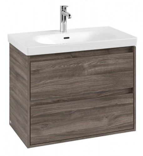 Тумба под раковину Villeroy&amp;Boch Skyla 77 C79600RK подвесная цвет Темное дерево