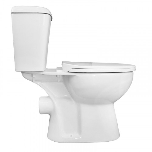 Унитаз компакт Loranto Lino CS-CT8812 цвет Белый с бачком и сиденьем Микролифт