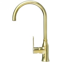 Смеситель для кухни Alveus Slim Monarch Gold new 1134833 Золото латунь