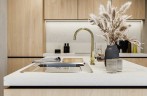 Смеситель для кухни Alveus Slim Monarch Gold new 1134833 Золото латунь