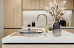 Смеситель для кухни Alveus Slim Monarch Gold new 1134833 Золото латунь