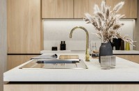 Смеситель для кухни Alveus Slim Monarch Gold new 1134833 Золото латунь