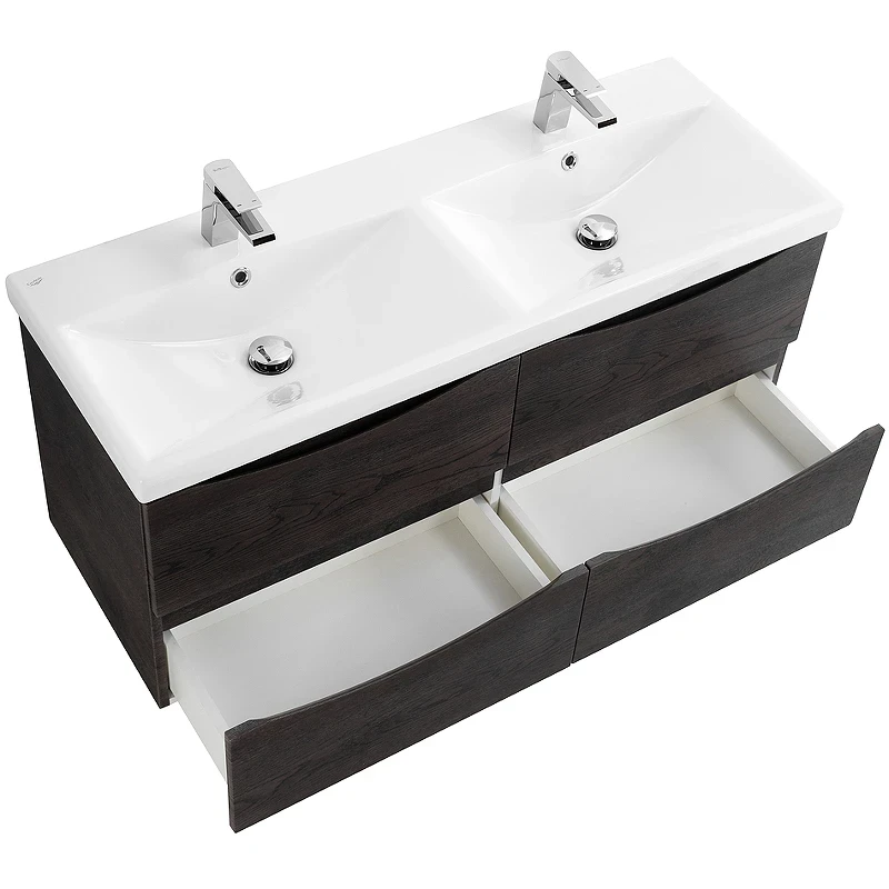 Тумба под раковину BelBagno Marino-Cer 120 MARINO-CER-1200-4C-SO-2-RNG-P подвесная Rovere Nature Grigio МДФ / ЛДСП