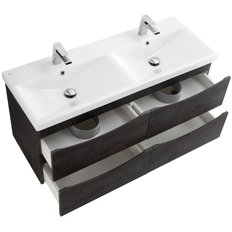 Тумба под раковину BelBagno Marino-Cer 120 MARINO-CER-1200-4C-SO-2-RNG-P подвесная Rovere Nature Grigio МДФ / ЛДСП
