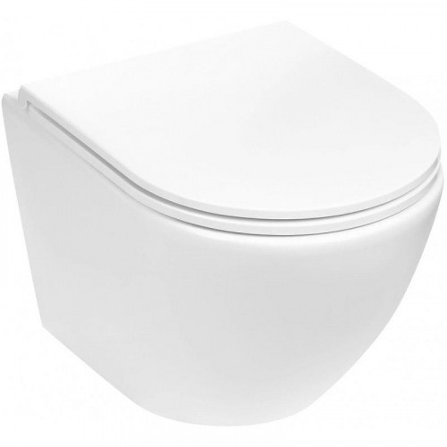 Комплект унитаза с инсталляцией WeltWasser AMBERG 506 + MERZBACH 043 MT-WT + AMBERG RD-CR 10000011421 цвет Белый матовый с сиденьем Микролифт и клавишей смыва цвет Хром