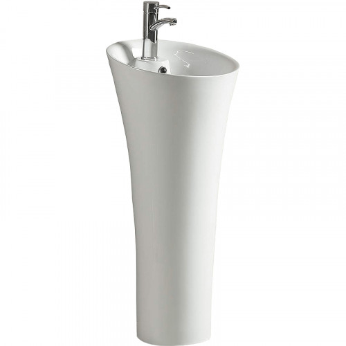 Раковина WeltWasser Leerbach 4141 GL-WT 41 10000008707 Белый глянец фаянс напольный