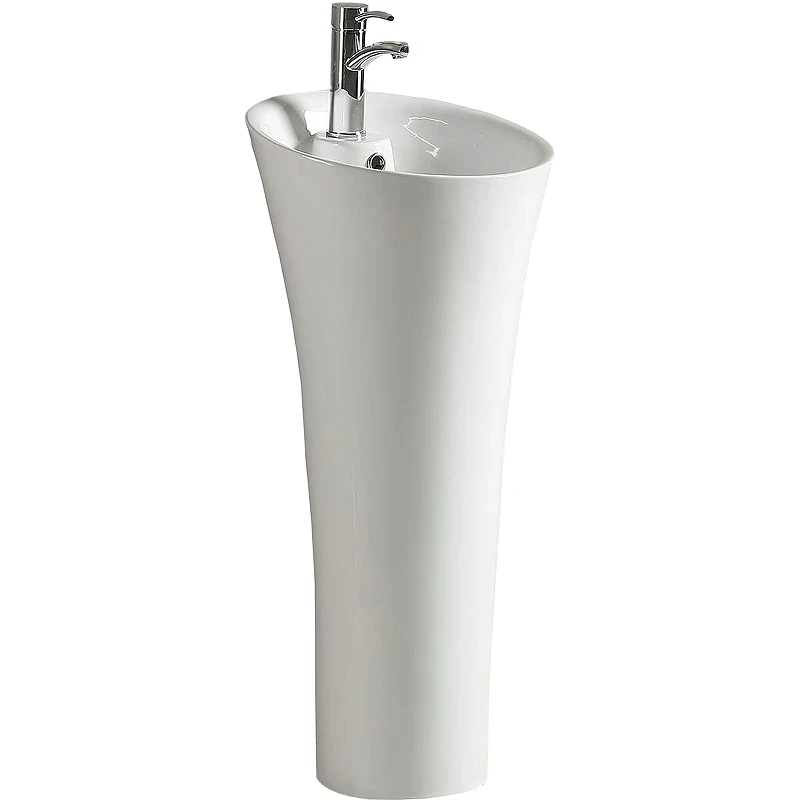Раковина WeltWasser Leerbach 4141 GL-WT 41 10000008707 Белый глянец фаянс напольный