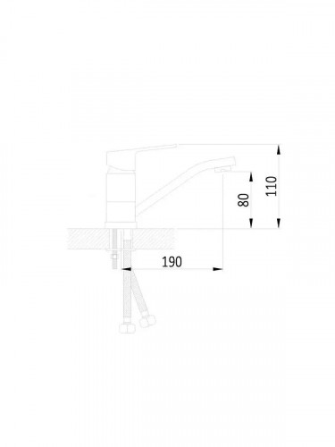 Смеситель для раковины Wisent WP45235 цвет Хром