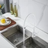 Смеситель для кухни Shevanik S343C-1 цвет Белый
