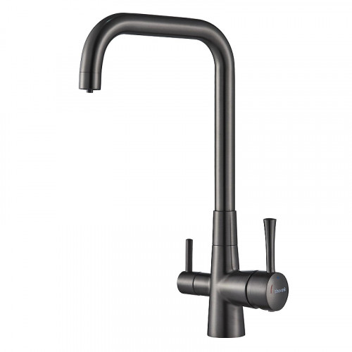 Смеситель для кухни Shevanik S528T цвет Оружейная сталь