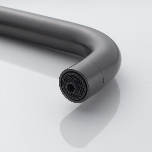 Смеситель для кухни Shevanik S528T цвет Оружейная сталь