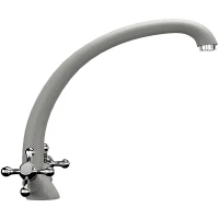 Смеситель для кухни Ulgran Classic U-013-310 Серый латунь