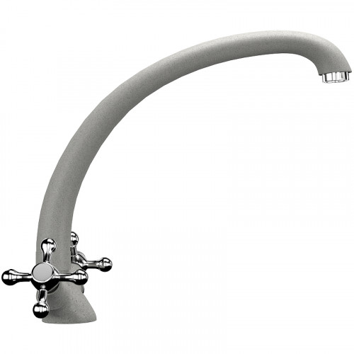 Смеситель для кухни Ulgran Classic U-013-310 Серый латунь