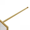Душевая перегородка Vincea Walk-In 70 VSW-1HP700FLBG профиль Брашированное золото стекло рифленое