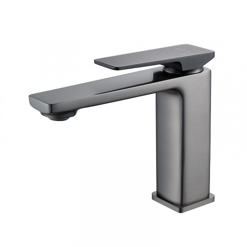 Смеситель для раковины Shevanik S8901T-1 цвет Оружейная сталь