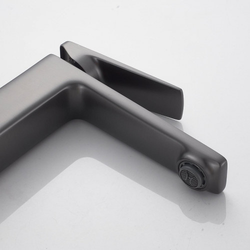 Смеситель для раковины Shevanik S8901T-1 цвет Оружейная сталь