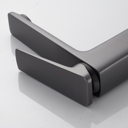 Смеситель для раковины Shevanik S8901T-1 цвет Оружейная сталь