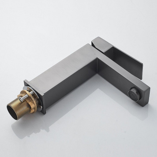 Смеситель для раковины Shevanik S7001T цвет Оружейная сталь