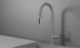 Смеситель для кухни Granula 8168 цвет Алюминиум