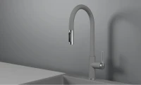 Смеситель для кухни Granula 8168 цвет Алюминиум