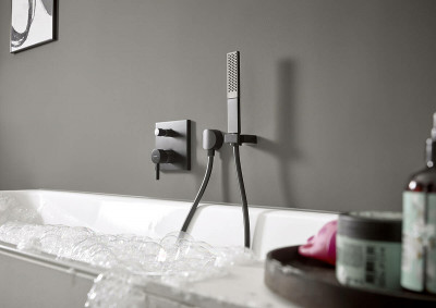 Смеситель для душа Hansgrohe Finoris 76415670 Черный матовый латунь встраиваемый