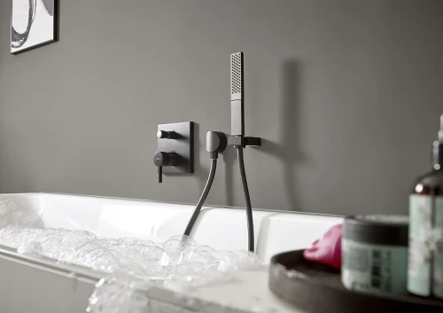 Смеситель для душа Hansgrohe Finoris 76415670 Черный матовый латунь встраиваемый