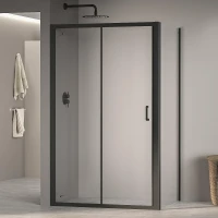Душевой уголок RGW Passage 180x100 410874180-14 профиль цвет Черный стекло прозрачное