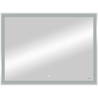 Зеркало Reflection Double 800х600 RF4614DB с подсветкой с сенсорным выключателем, диммером и часами стекло